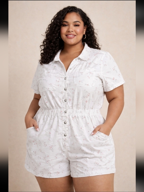Celebrity Pink Pants - Celebrity Pink Short-Sleeve Romper, NWT
